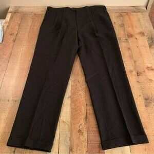 Jos. A. Bank black traveler wool trouser dress pants men’s 42 waist long